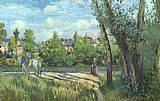Camille Pissarro Sunlight on the Road Pontoise painting